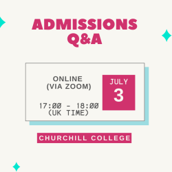 Admissions Q&A Churchill College