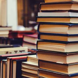 A stack of books