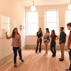 Students working on a whiteboard