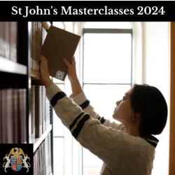 A student browses for a book in the St John's College Library.