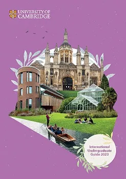 University of Cambridge International Students' Guide 2023 entry