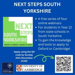 Next Steps South Yorkshire 2022-23 poster