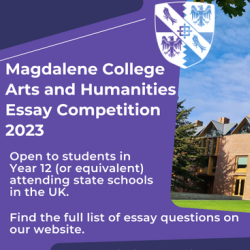 magdalene college arts and humanities essay competition 2023